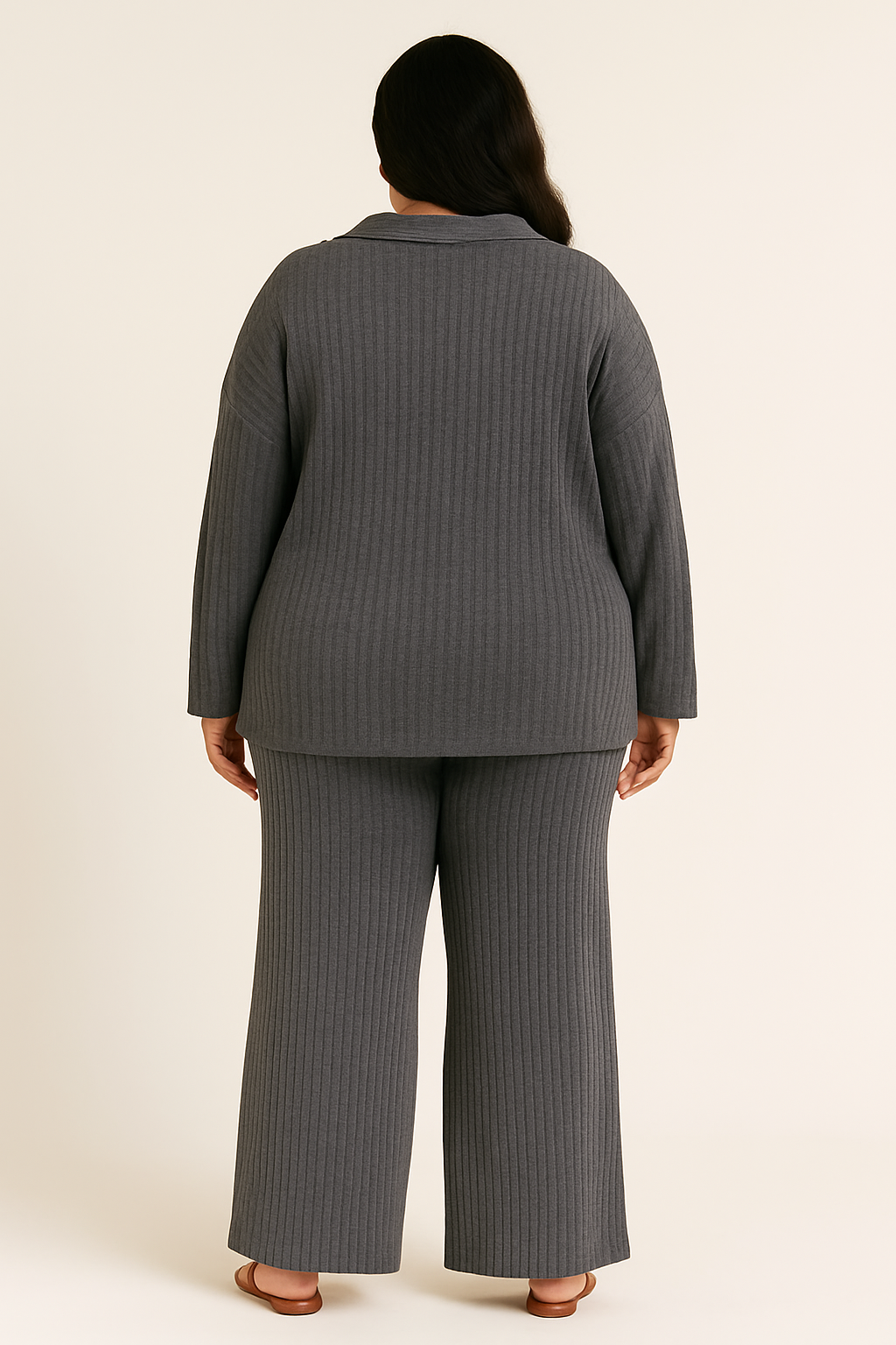 Conjunto canalizado gris