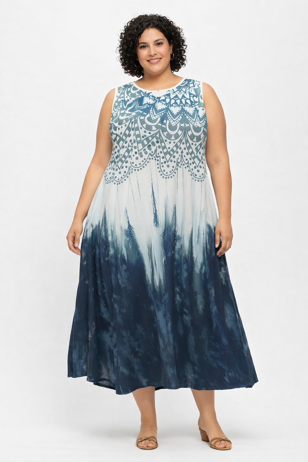 Vestido Estampado Degradado