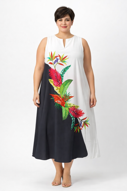 Vestido tropical