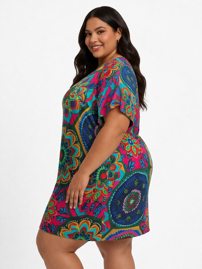 Vestido Estampado Mandala