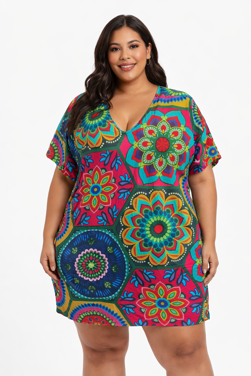 Vestido Estampado Mandala