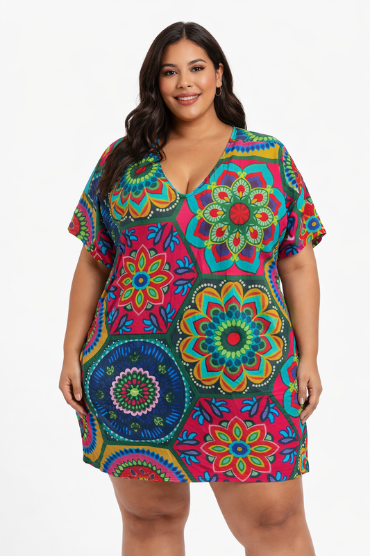 Vestido Estampado Mandala