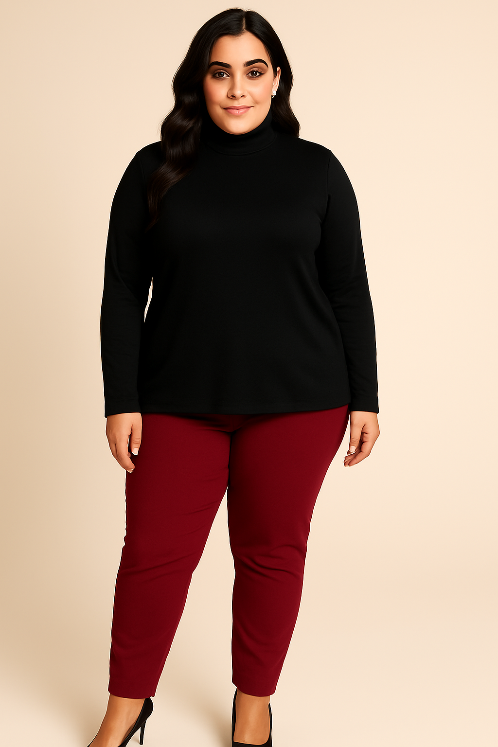 Camiseta de cuello alto