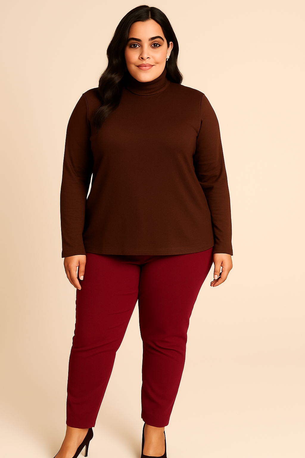 Camiseta de cuello alto