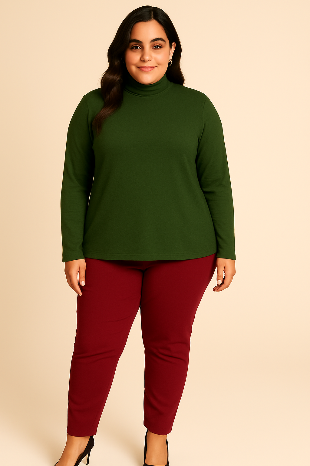 Camiseta de cuello alto