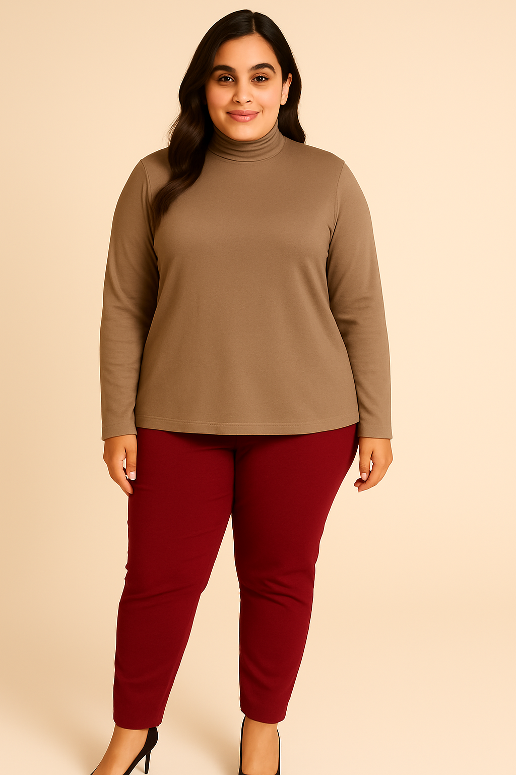 Camiseta de cuello alto