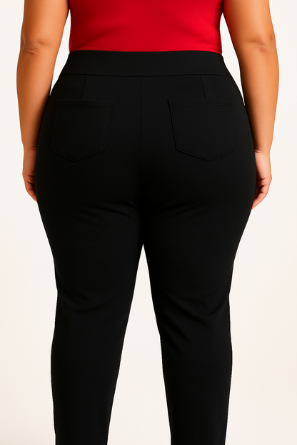 pantalon elastico negro