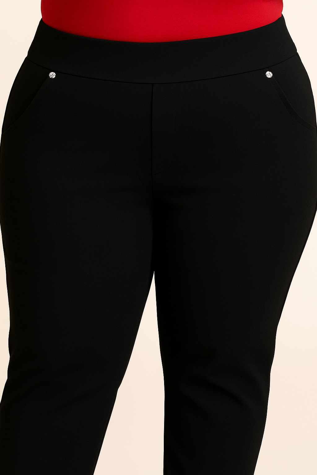 pantalon elastico negro