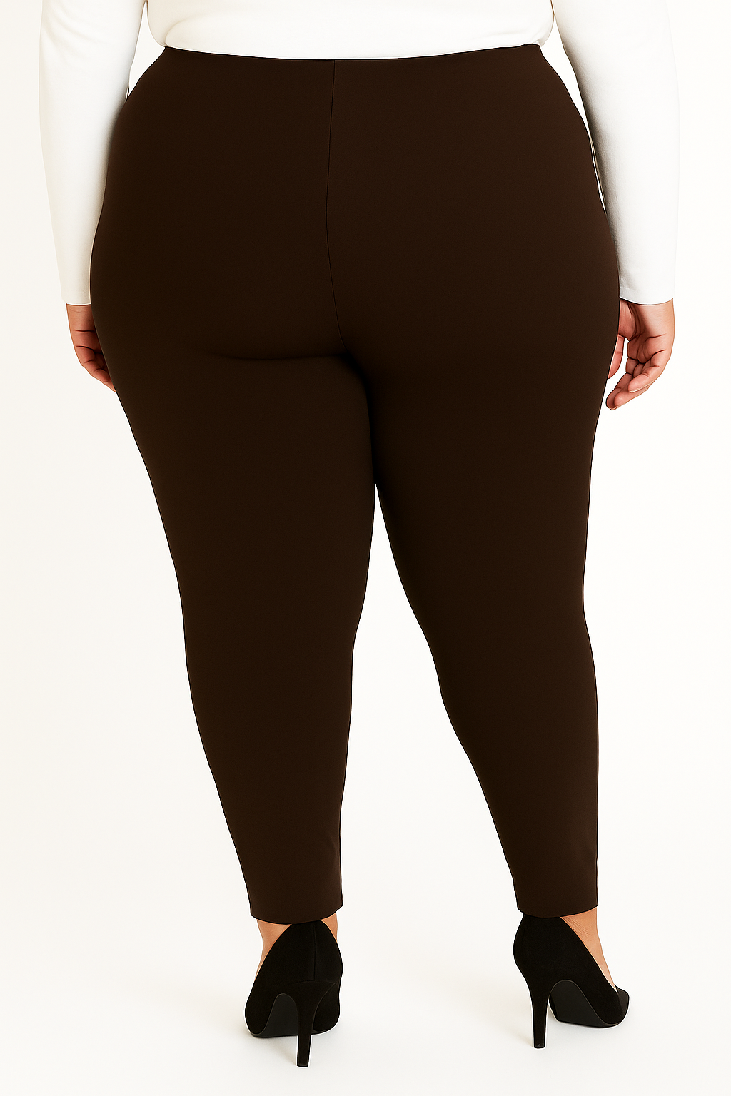 Leggins básicos marrón oscuro