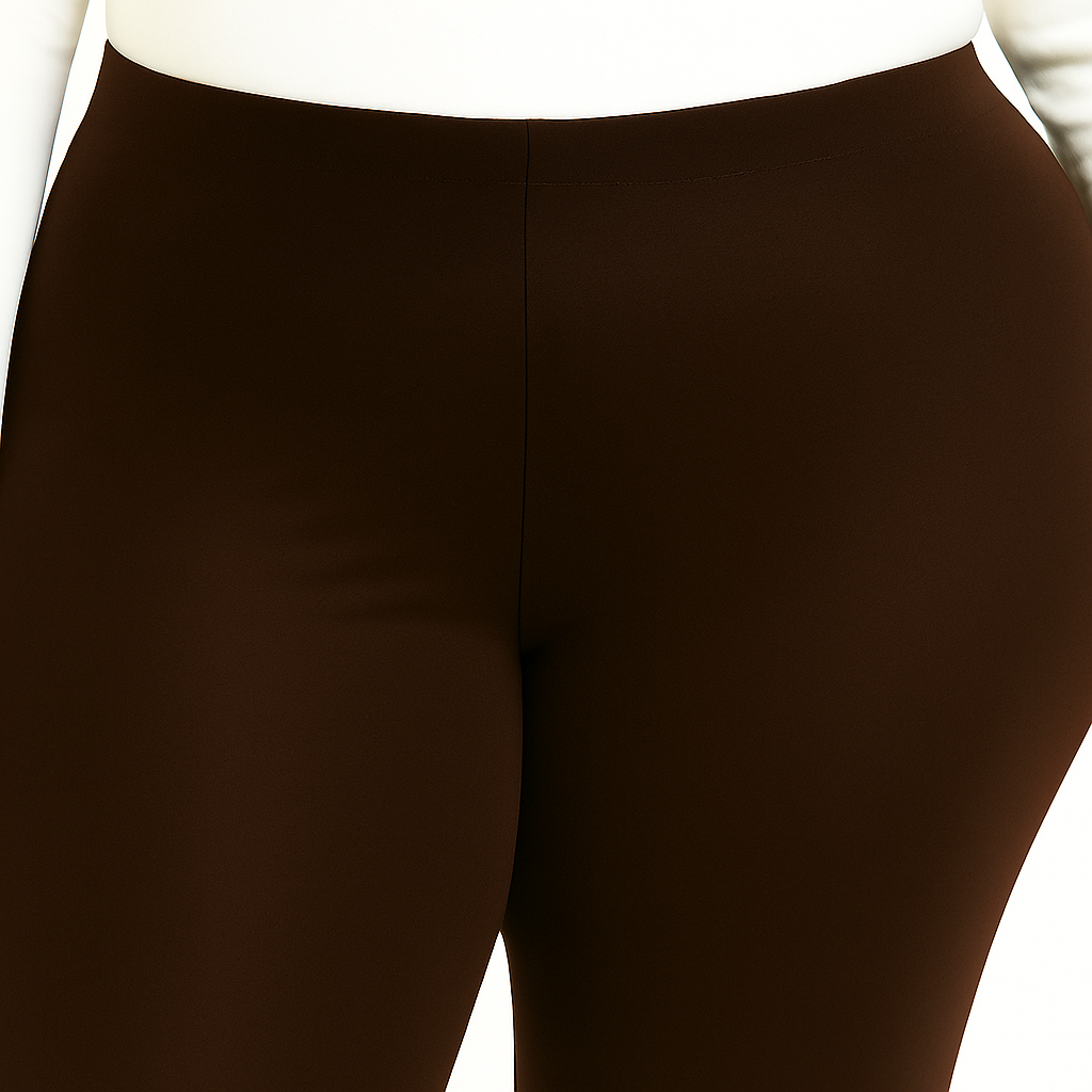 Leggins básicos marrón oscuro