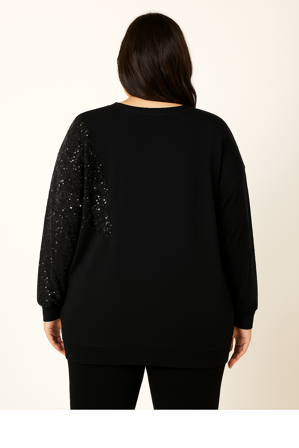 Sudadera negra con estrella