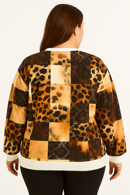 Sudadera estampada corazón