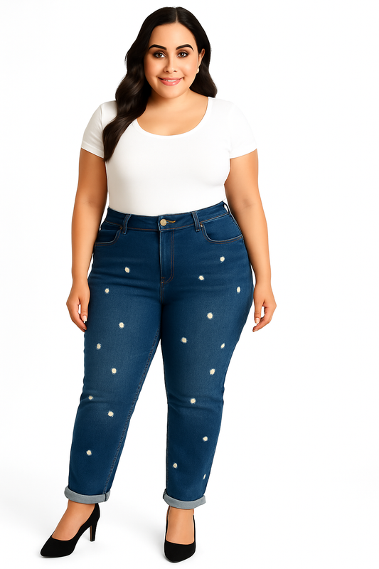 Jeans de margaritas