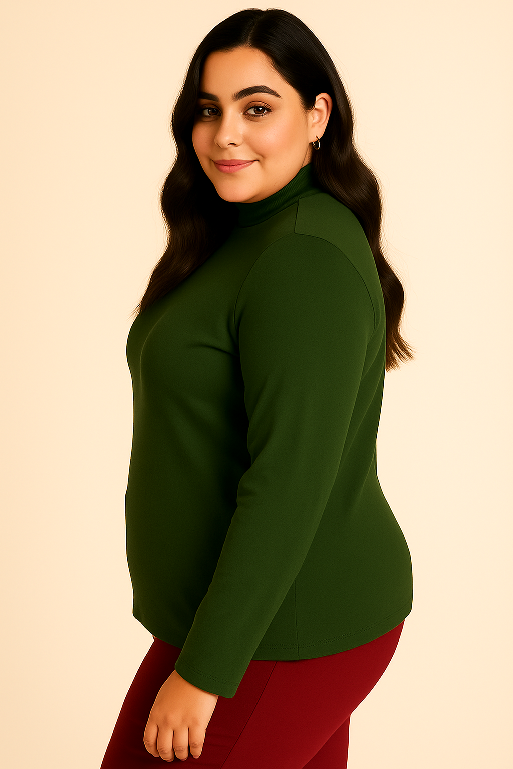 Camiseta de cuello alto