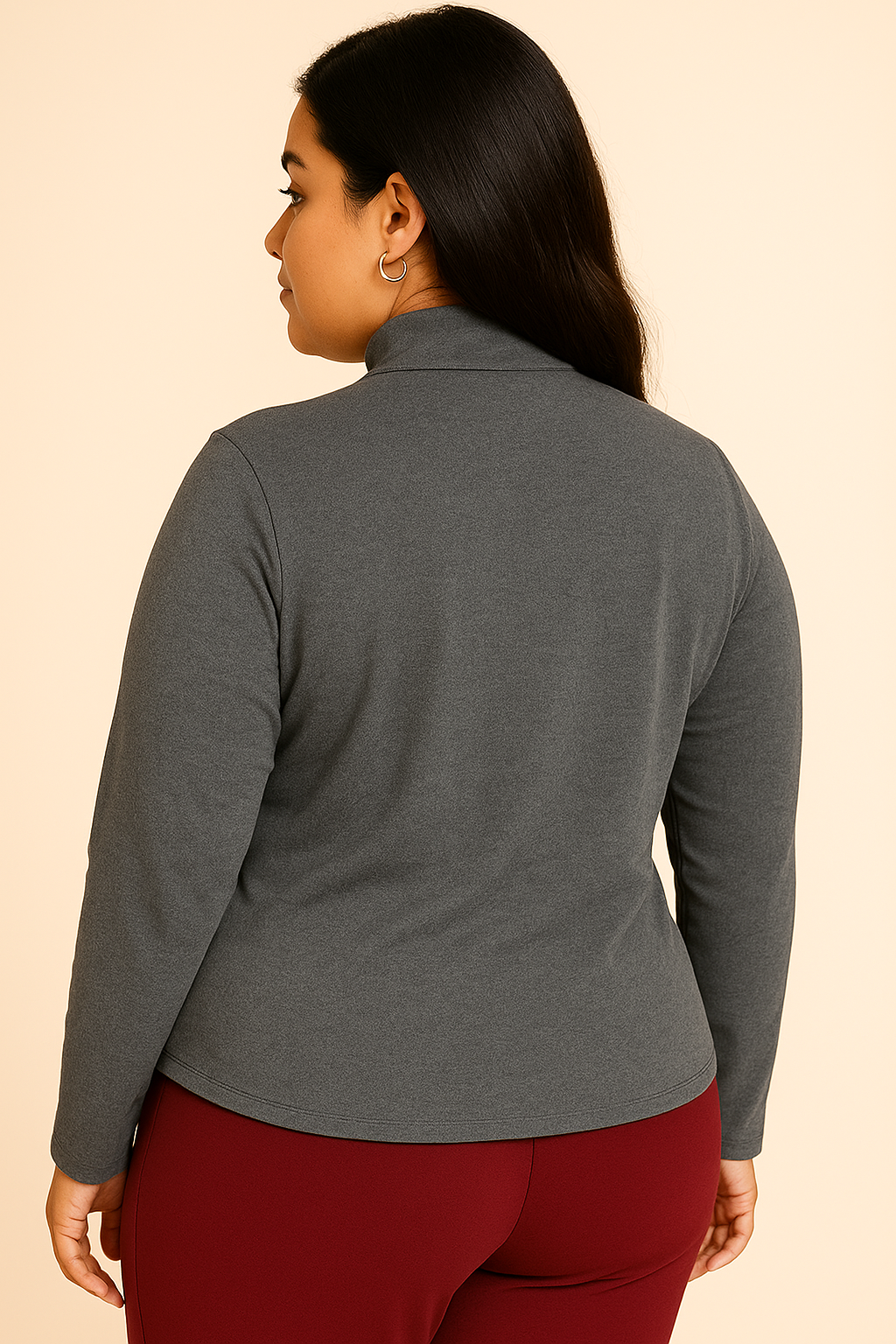 Camiseta de cuello alto