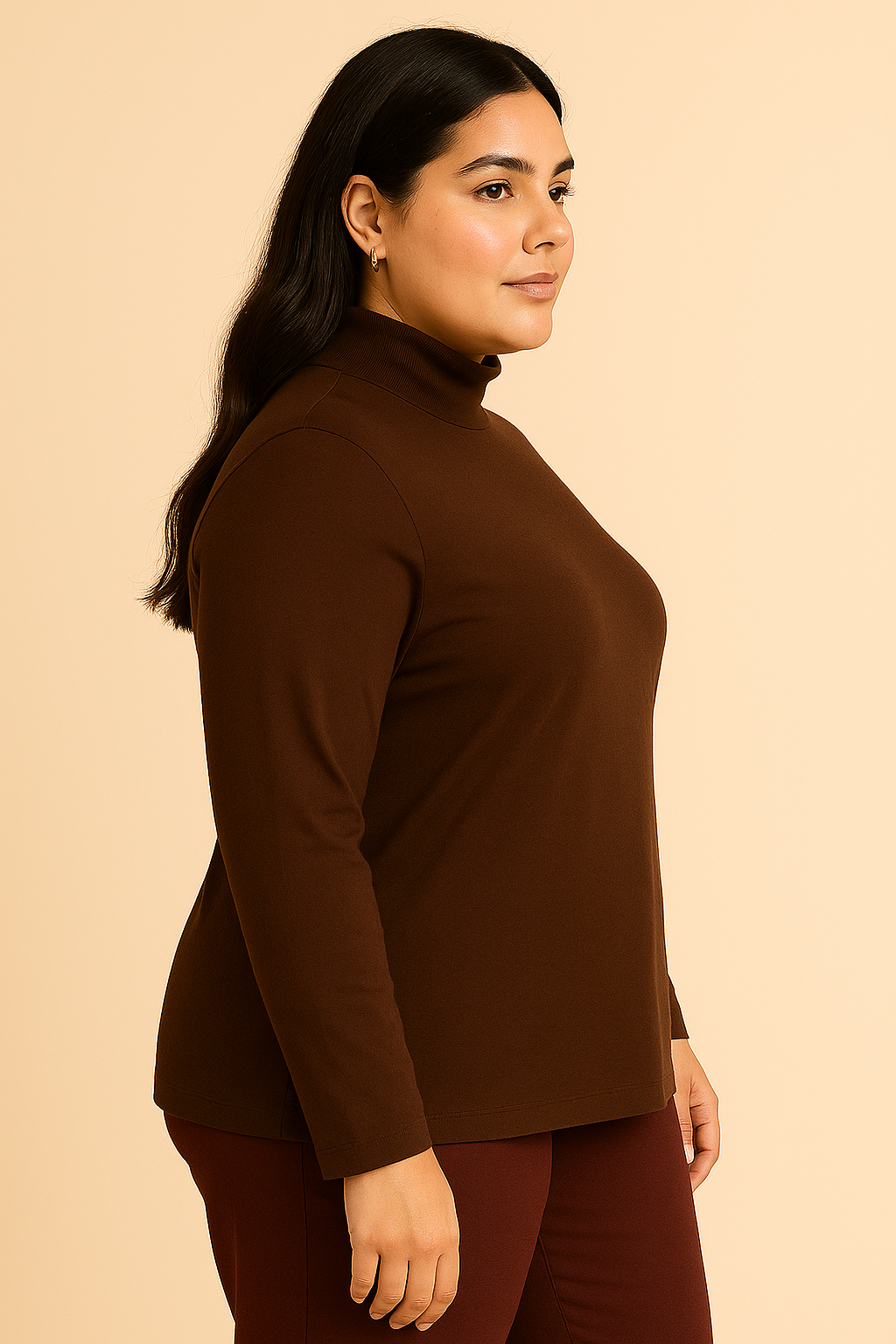 Camiseta de cuello alto