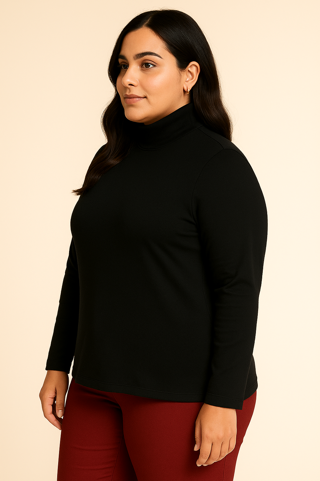 Camiseta de cuello alto