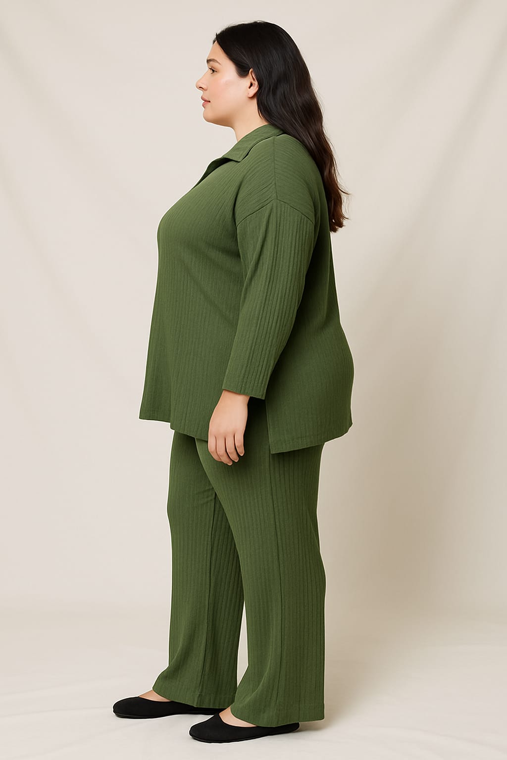 Conjunto canalizado verde