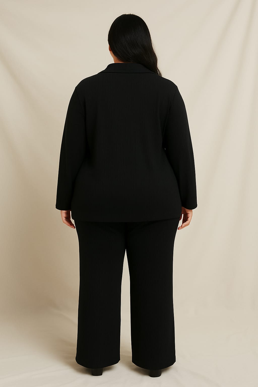 Conjunto canalizado negro