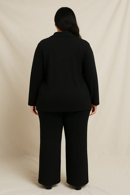 Conjunto canalizado negro
