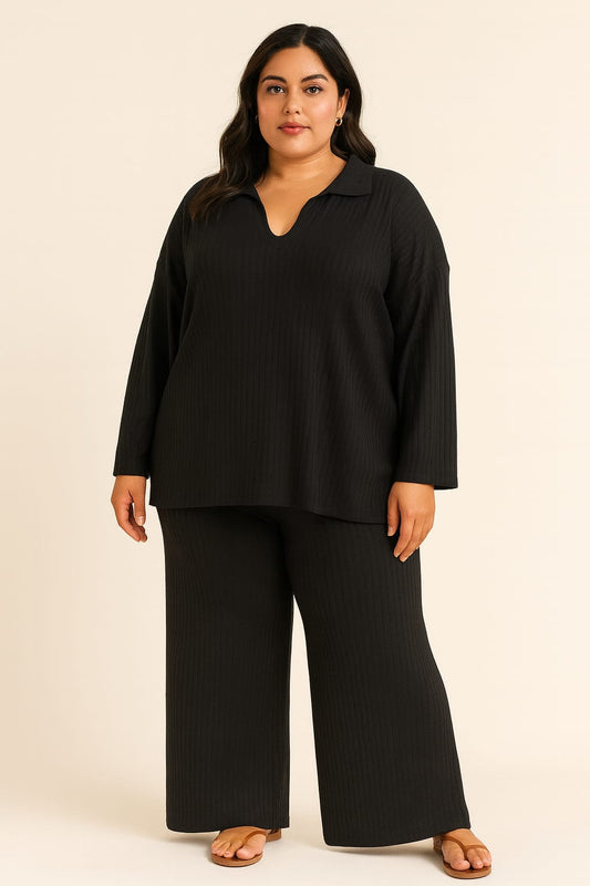 Conjunto canalizado negro