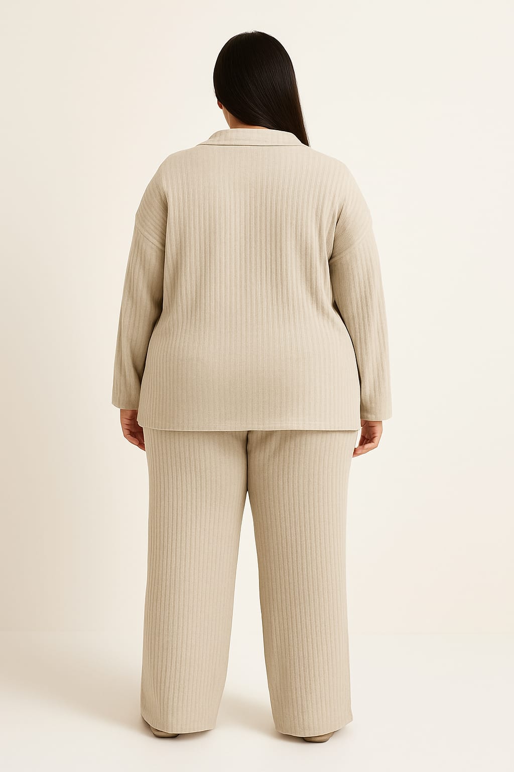 Conjunto canalizado crema