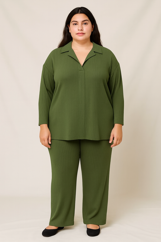Conjunto canalizado verde
