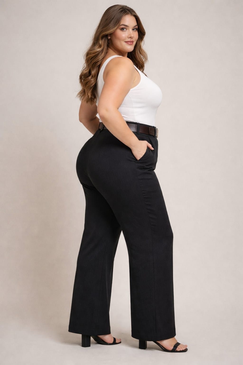 Pantalón con correa