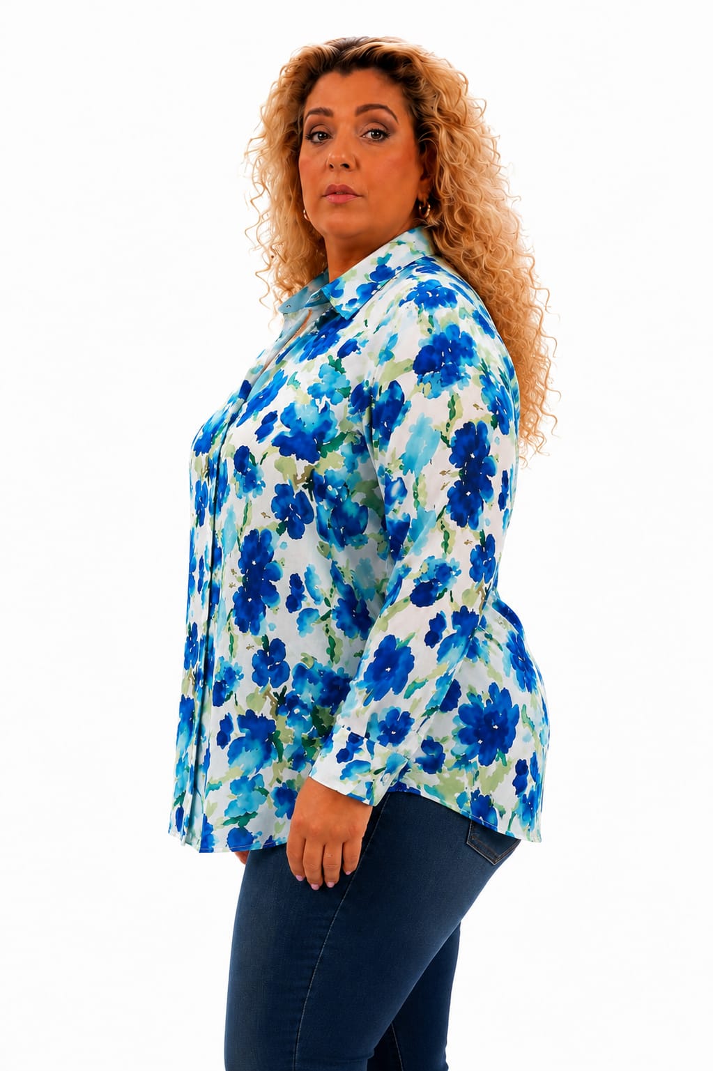 Blusa Floral Plus